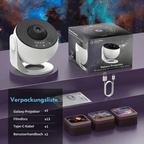 HD starry sky projector with 13 galaxy discs
