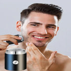 Compact electric shaver for precise shaving when travelling
