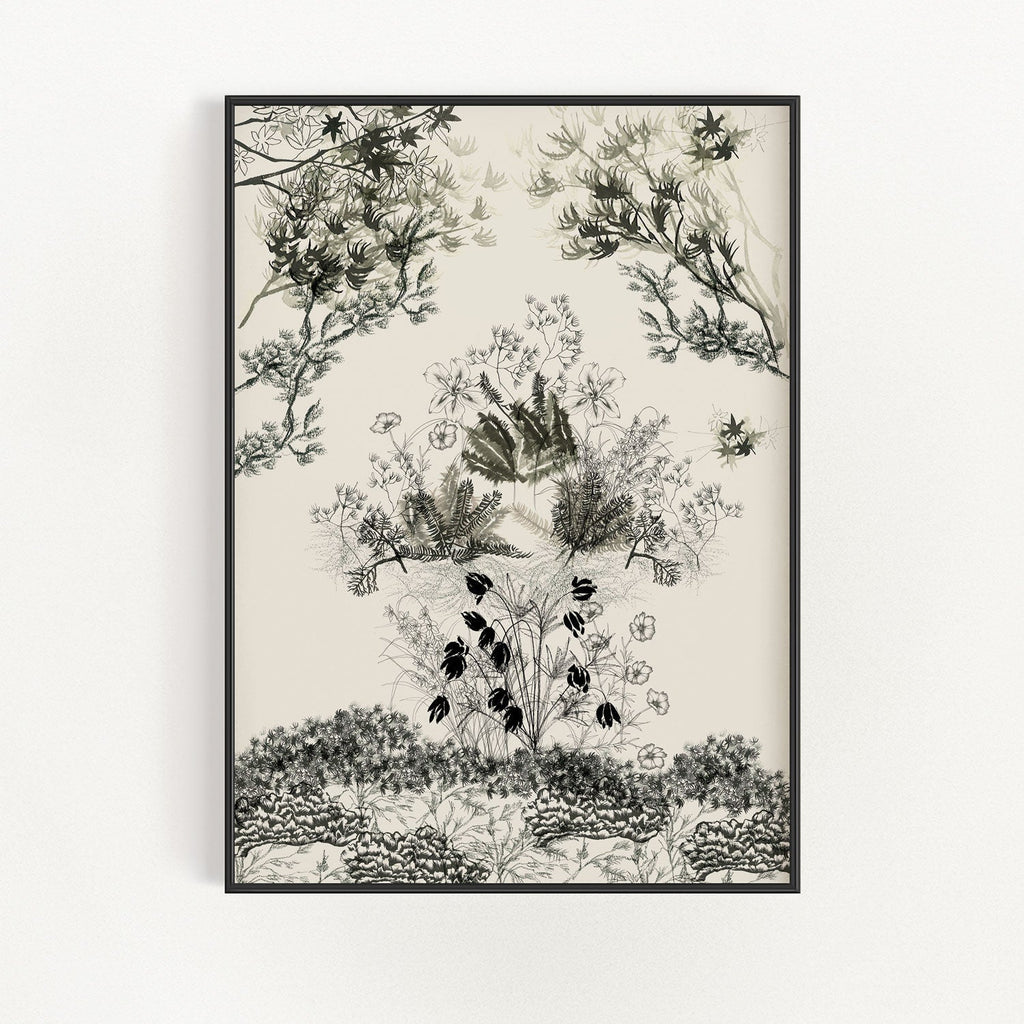 Japanese Garden Scene Wall Art