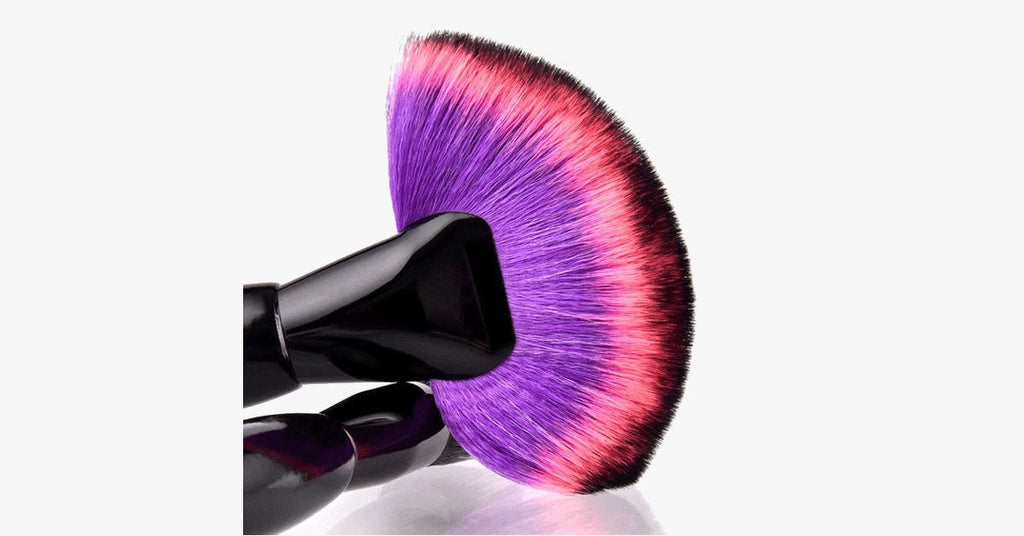 Midnight Rainbow Makeup Brush Set of 22 - Add a splash of color to your vanity