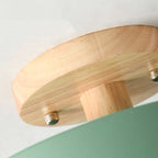 Modern Wood LED Ceiling Light with Dimmable Function