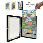 KidArtFrame – Cartoon Kids' Photo Frame with Wooden Frame