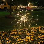 Enchanting Solar LED Fireworks Garden Light - 90/150 LED Waterproof Outdoor String Lamp