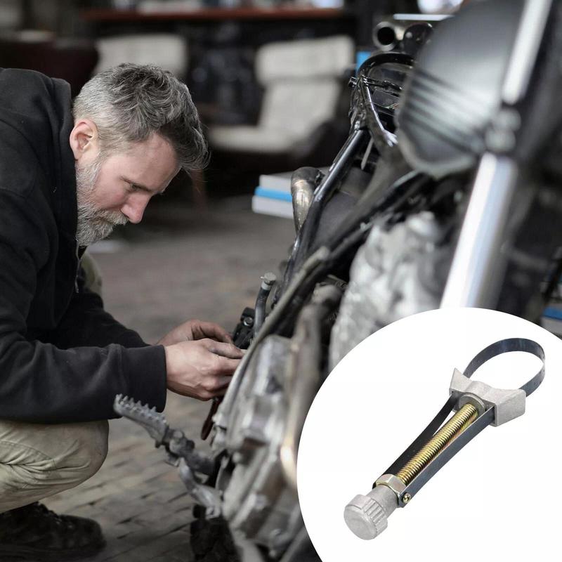 Adjustable Oil Filter Wrench — Robust Tool for 60-120 mm Filters