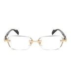 Anti-Blue Light Presbyopia Glasses Hd Rimless Glasses