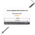 Tactical hiking pole with multi-tool function for outdoor & emergencies