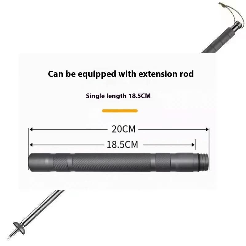 Tactical hiking pole with multi-tool function for outdoor & emergencies