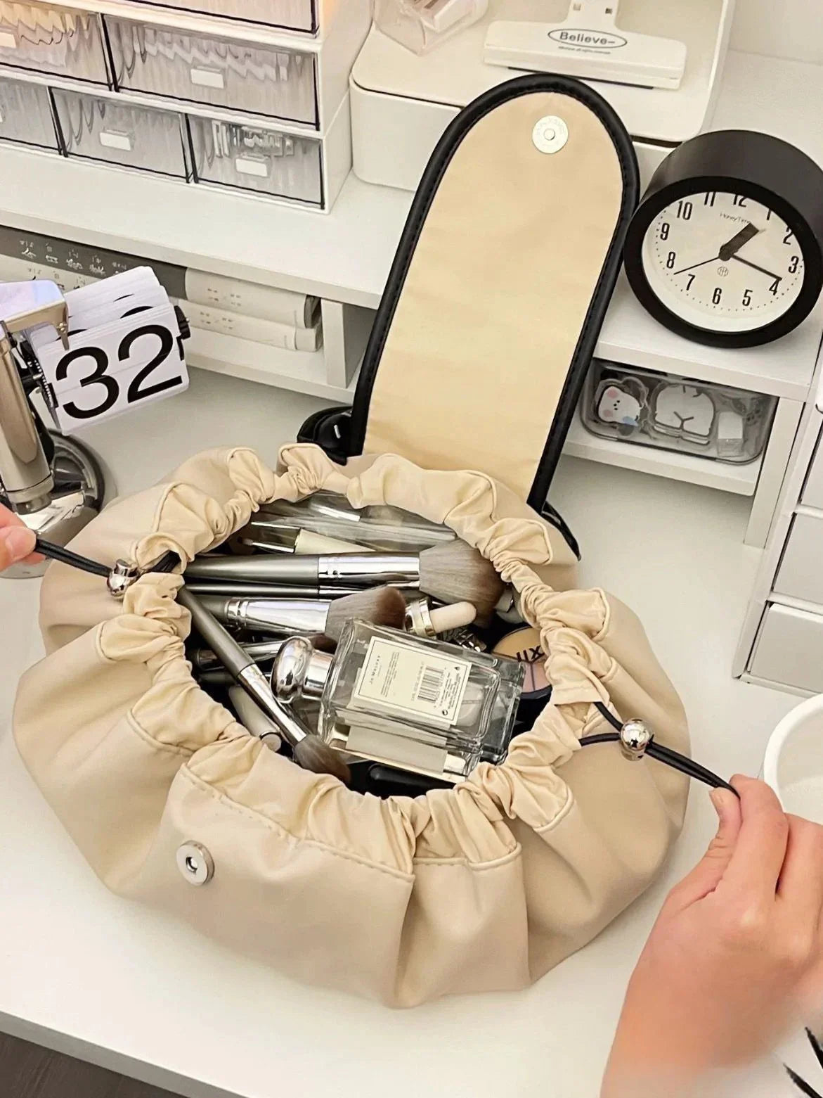Waterproof Cosmetic Bag with Plenty of Storage