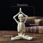 Halloween Figurine – Resin Ornament in Vintage White or Black
