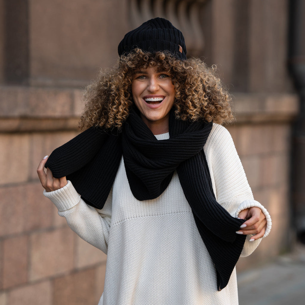 CozyMerino Beanie - Luxury Merino Wool Hat for Women