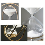 Elegant Hourglass with Calming Sand Flow and Style