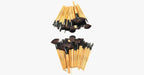 Deluxe Brush Set 24-Piece with Wooden Handle