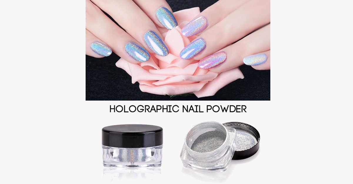 Holographic Unicorn Nail Powder