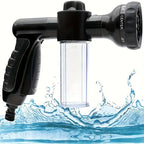 Multifunctional Car Wash Gun – Spray Gun with Microfiber Attachment for Thorough Cleaning