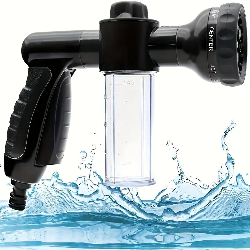 Multifunctional Car Wash Gun – Spray Gun with Microfiber Attachment for Thorough Cleaning