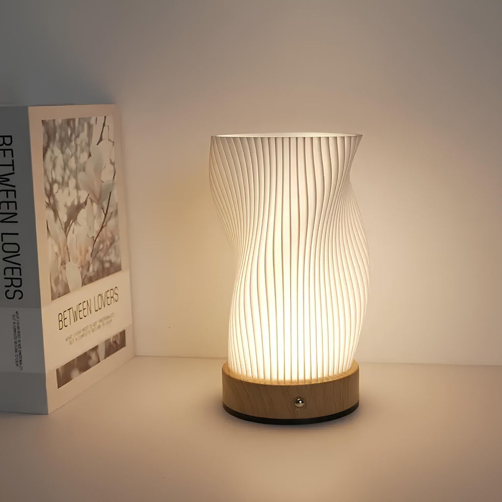 Dimmable Wavy Design Lamp Modern