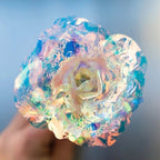 For the Gift to Your Loved Ones - Colorful Glass Rose