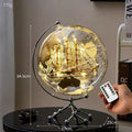 Golden Sail World Map Decor LED Light