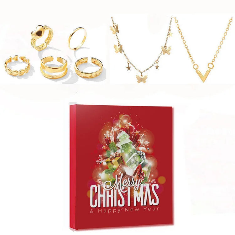 Golden/Silver Jewelry Advent Calendar - Livia