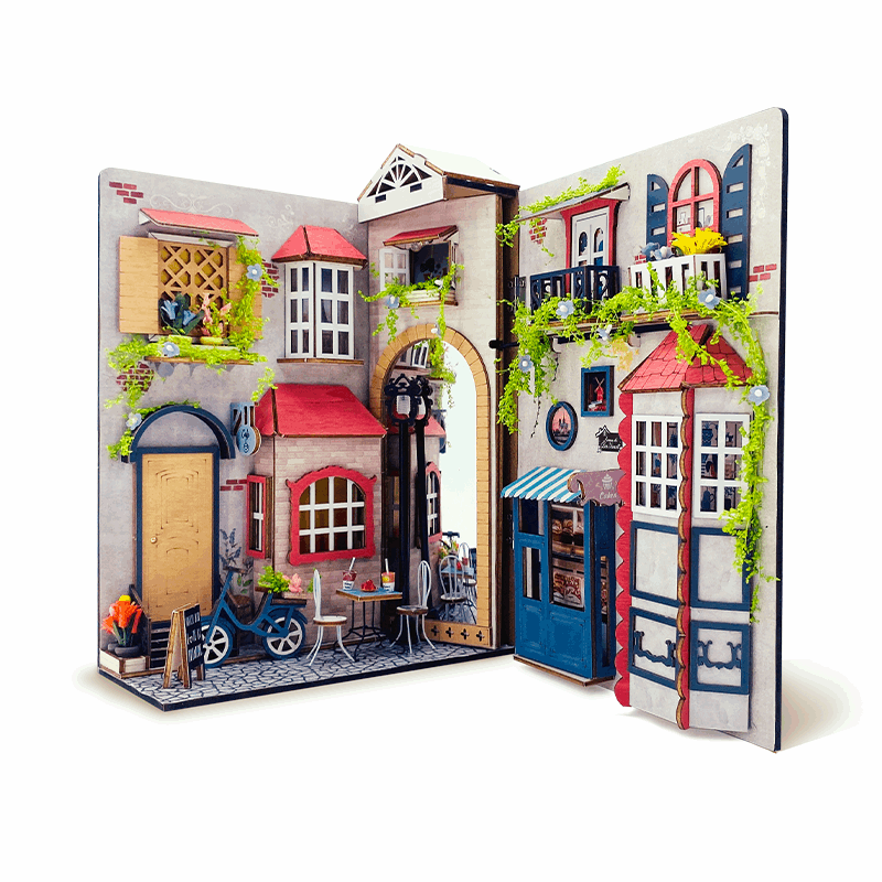 Parisian Alley DIY Book Nook Kit