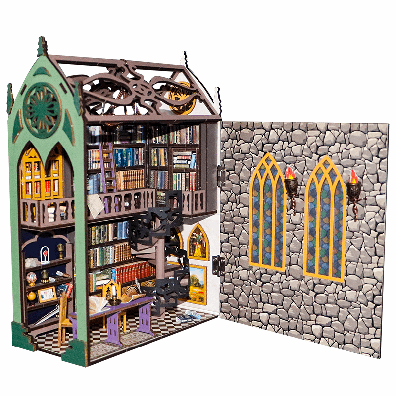 Ancient Library DIY Book Nook Kit