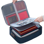 Waterproof and fireproof sealable document storage bag