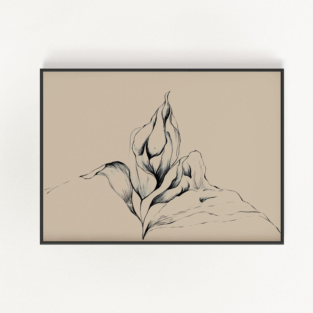 Floral Body Wall Art