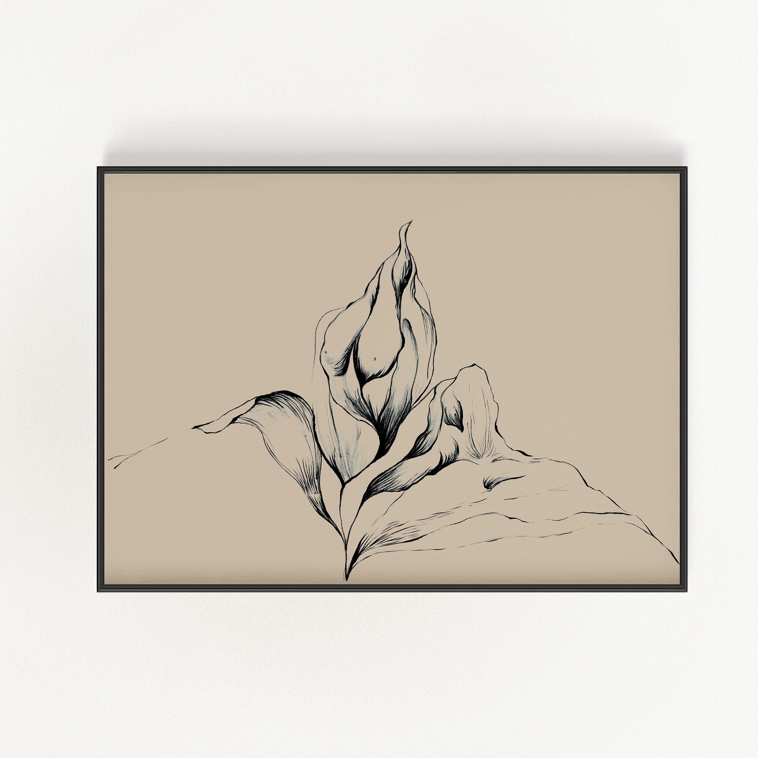 Floral Body Wall Art