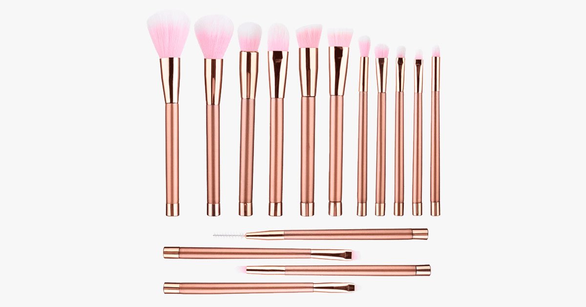 Rose Glamour Brush Set