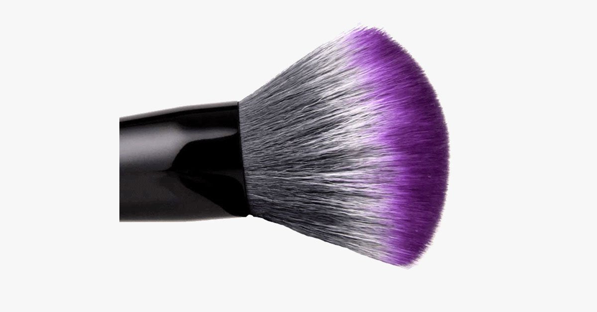 Midnight Rainbow Makeup Brush Set of 22 - Add a splash of color to your vanity