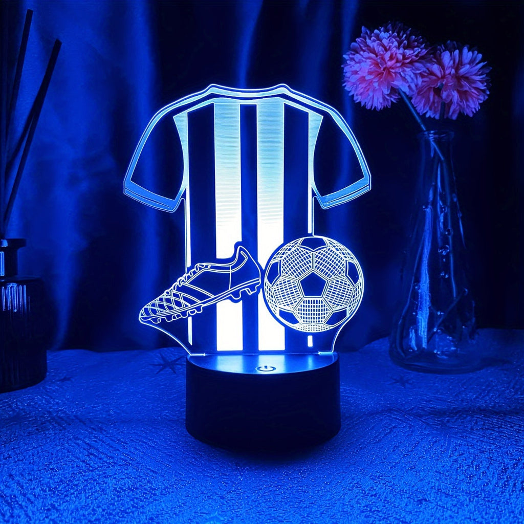 SportGlow Lamp - 3D LED Night Light for Football Fans