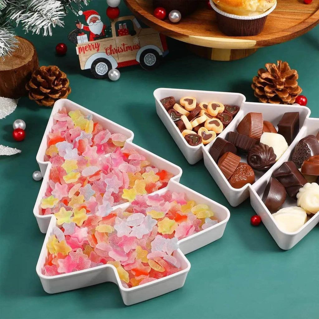 Creative Christmas Tree Fruit Platter Tray