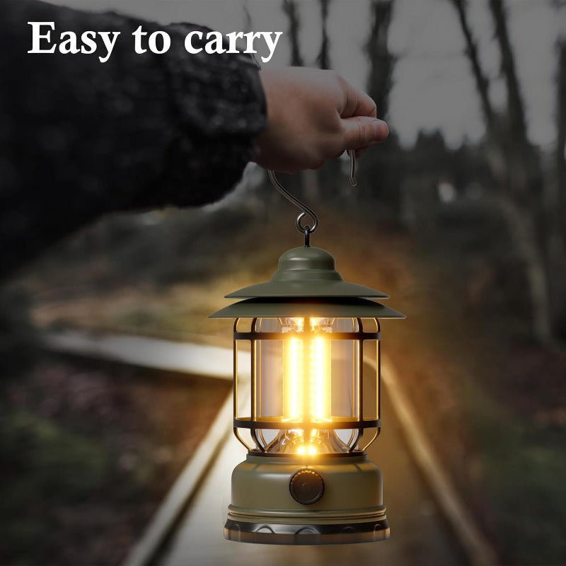 Rechargeable Retro LED Camping Lantern