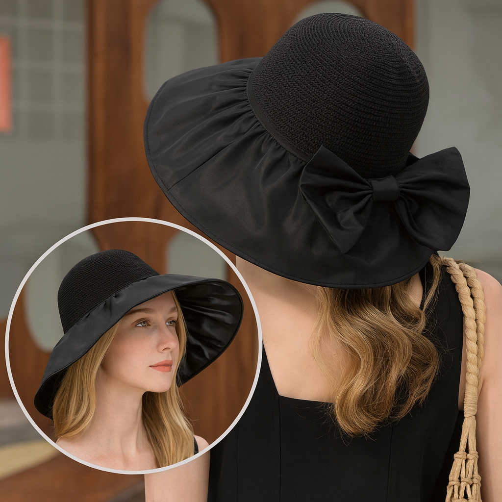 Elegant sun hat for stylish UV protection brim for UV sun protection