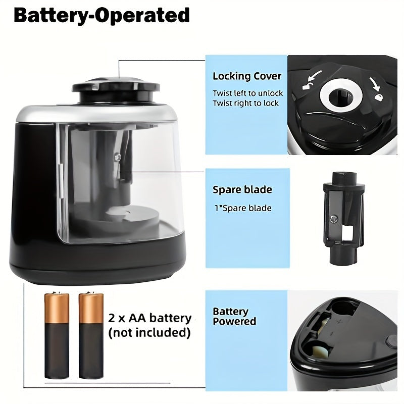 Automatic USB Pencil Sharpener – Compact & Fast
