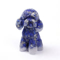 Natural Crystal Poodle Gemstone Decoration