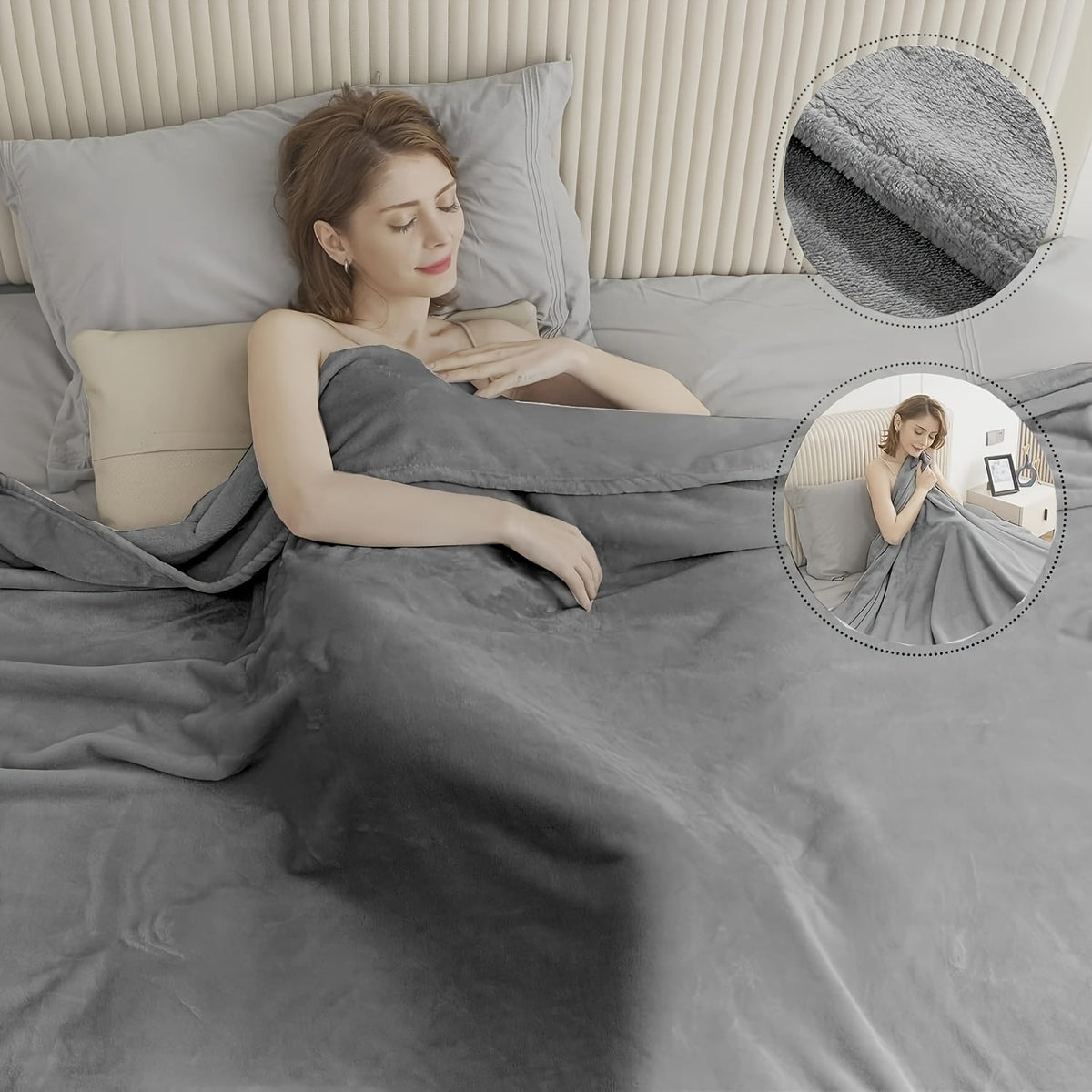 UltraSoft Fleece Blanket – Luxury Reversible for Every Season