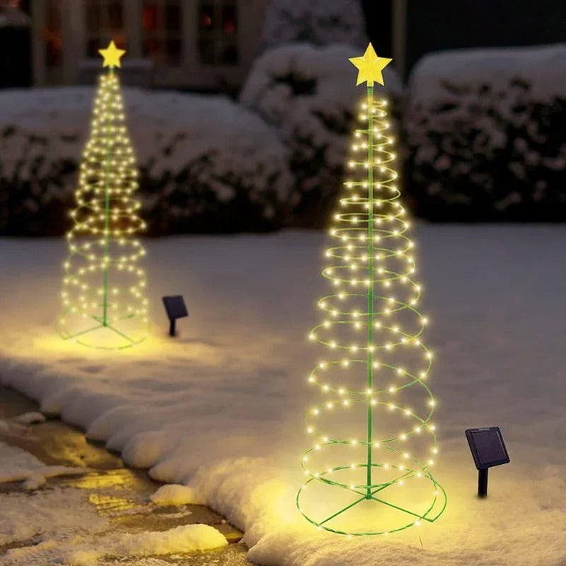 Brightree - Solar-powered Christmas lights for enchanting spaces
