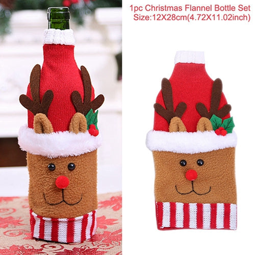 Decorations Christmas Wine Bottle Socks