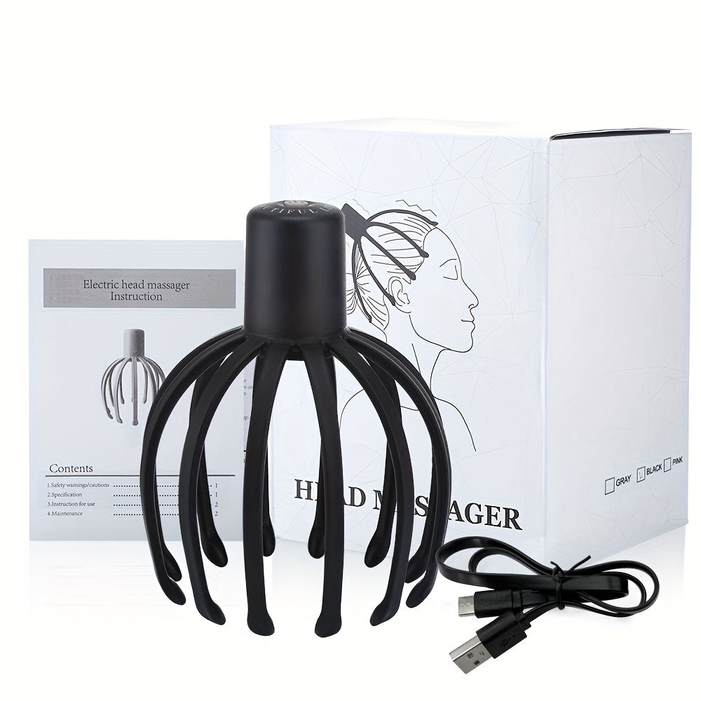 Experience relief with an electric head massage