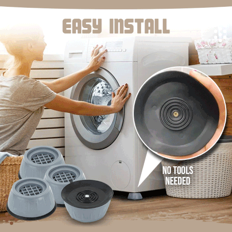 Vibration-free washing machine feet - 4 pcs