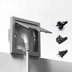 Five-Outlet Recessed Wall Socket Panel