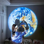 Renan - Large unique project light (Earth and Moon)