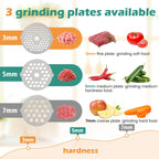 800W Electric Tomato Strainer All In One Cheese Grater Electric Meat Grinder Electric Vegetable Cutter