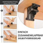 Ultrakraft Folding Power — So secure that your table never wobbles again, no matter how heavy the load!
