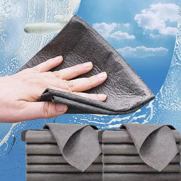 MicroCleanX Premium Microfiber Cloths — Make Every Surface Sparkling Clean & Streak-Free in No Time!