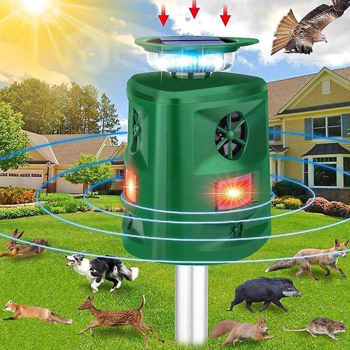 Solar Ultrasonic Repeller