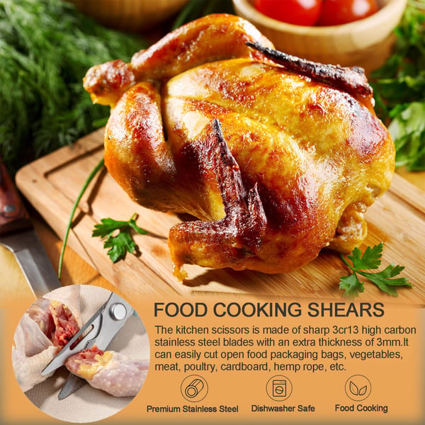 ChefSecret – 5-in-1 multifunctional kitchen scissors for easy cutting