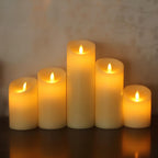 LED Candles LumiFlame | Flickering Real Wax Effect | Safe & Energy Saving | Various Sizes & Designs