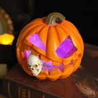 Spooky Realistic Jack O'Lantern Halloween Decoration | Skull Prop